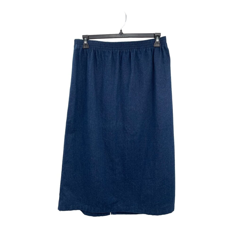Vintage Mustang Denim Skirt Womens XL? Used Blue